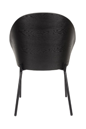 Black Bouclé Dining Chair | Dutchbone Rodin | OROA.com