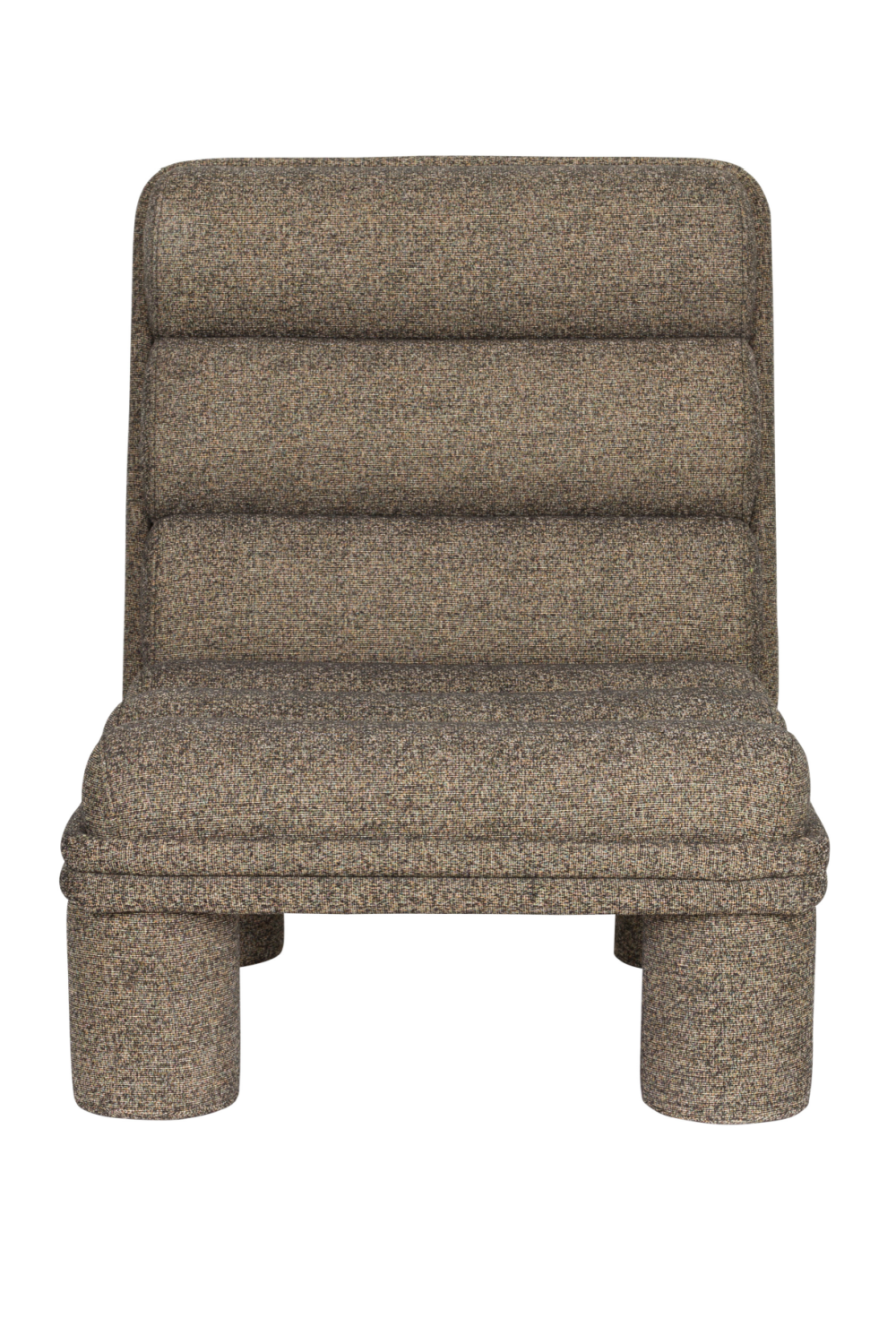Bouclé Channeled Lounge Chair | Dutchbone Fern | OROA.com
