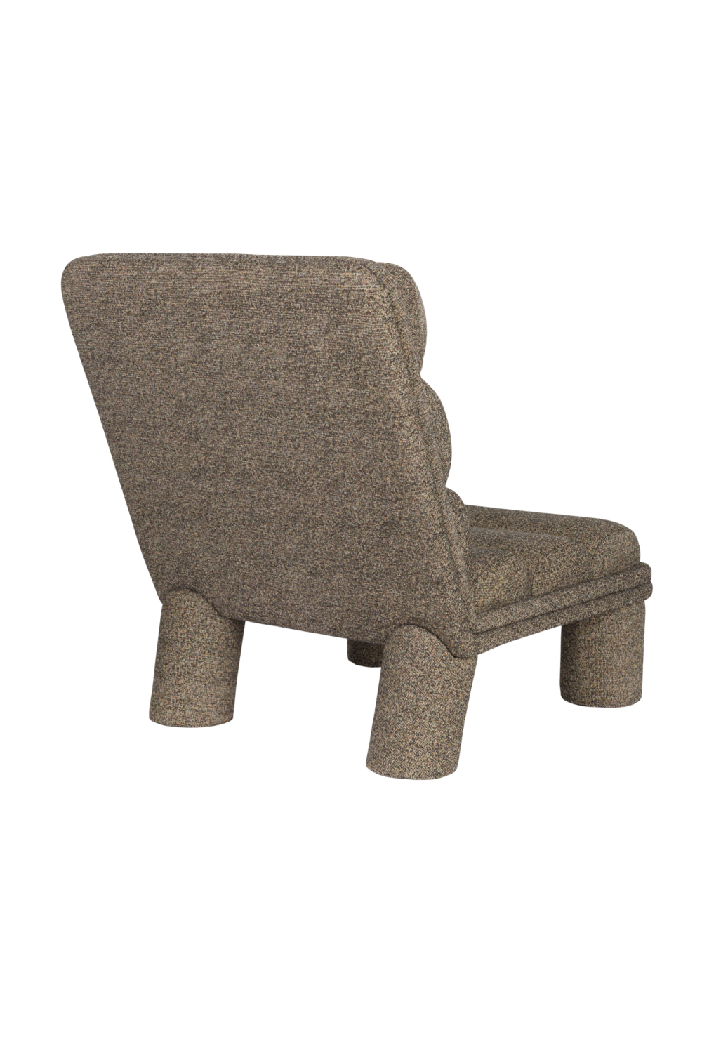 Bouclé Channeled Lounge Chair | Dutchbone Fern | OROA.com
