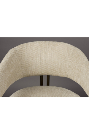 Bouclé Curved Dining Chairs (2) | Dutchbone Naida| OROA.com
