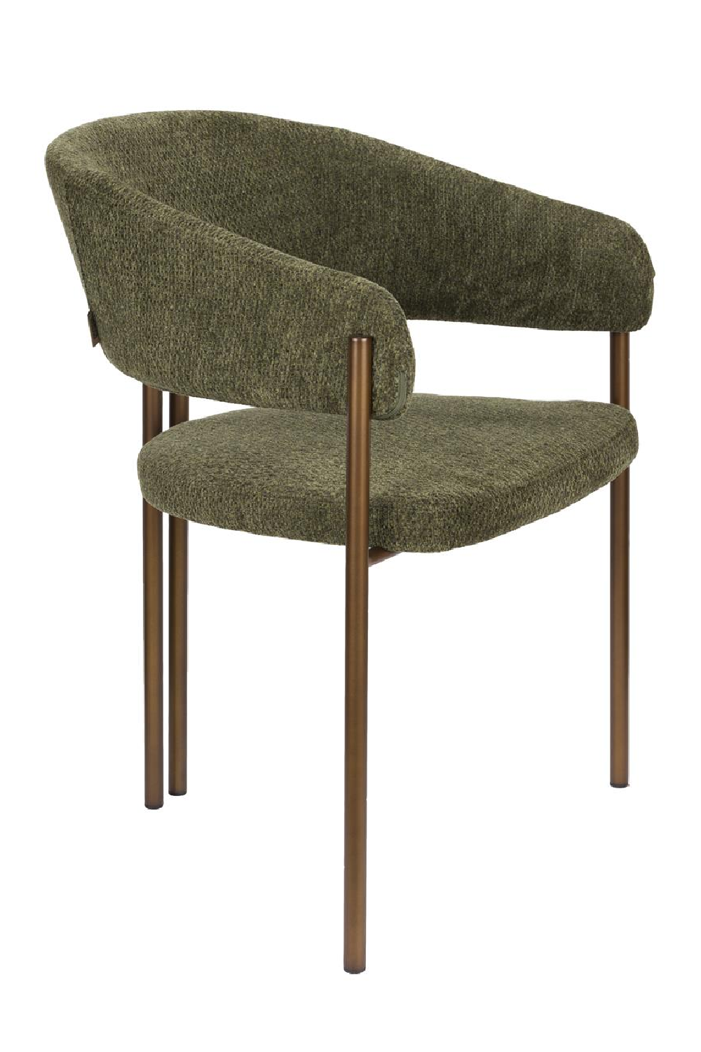 Bouclé Curved Dining Chairs (2) | Dutchbone Naida| OROA.com
