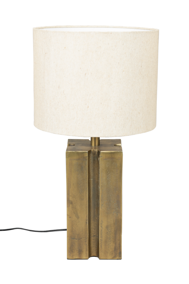 Gold Aluminium Table Lamp | Dutchbone Roc | OROA.com