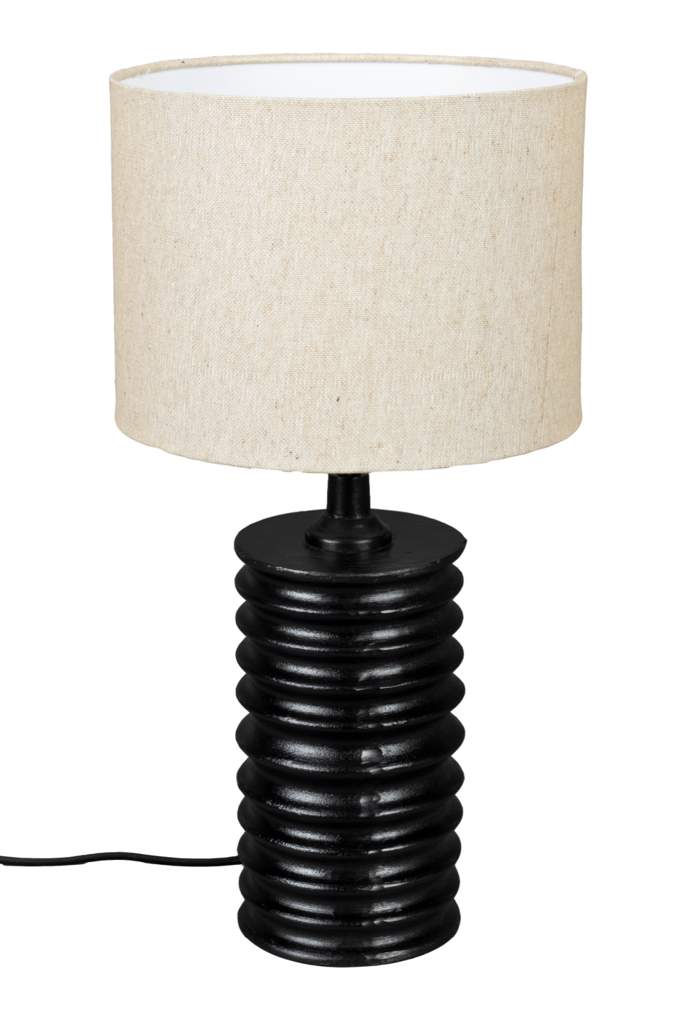 White Linen Table Lamp | Dutchbone Yalu | OROA.com