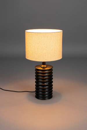 White Linen Table Lamp | Dutchbone Yalu | OROA.com