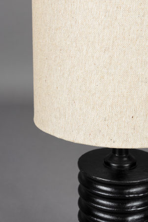White Linen Table Lamp | Dutchbone Yalu | OROA.com