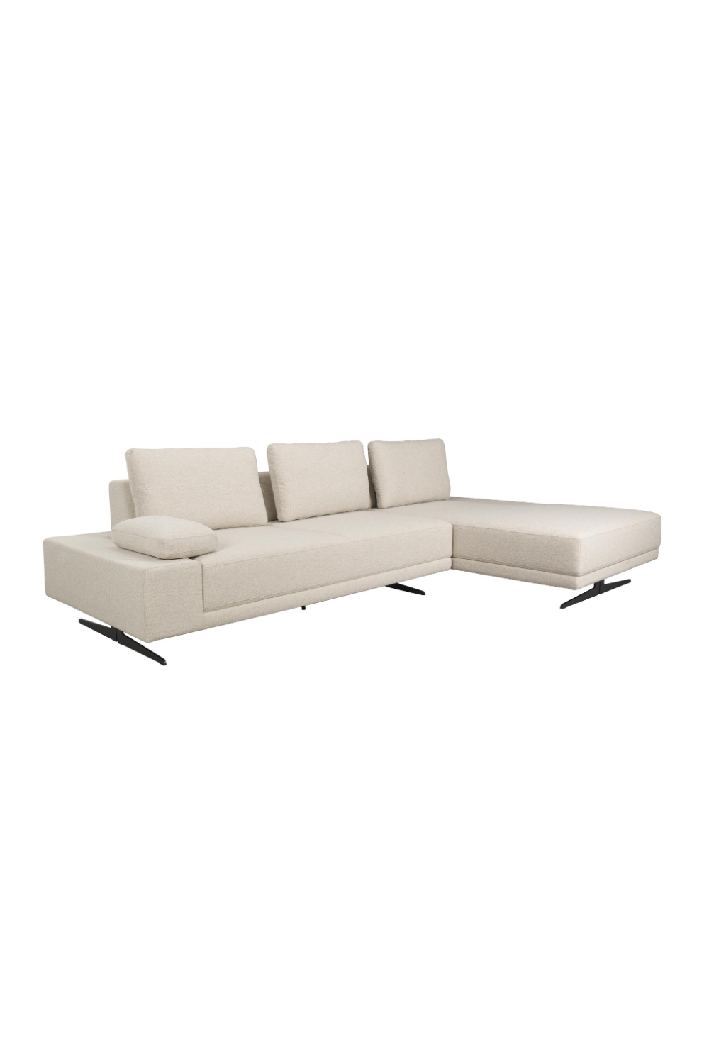Off White Upholstered Sofa | Dutchbone Shelly | OROA.com