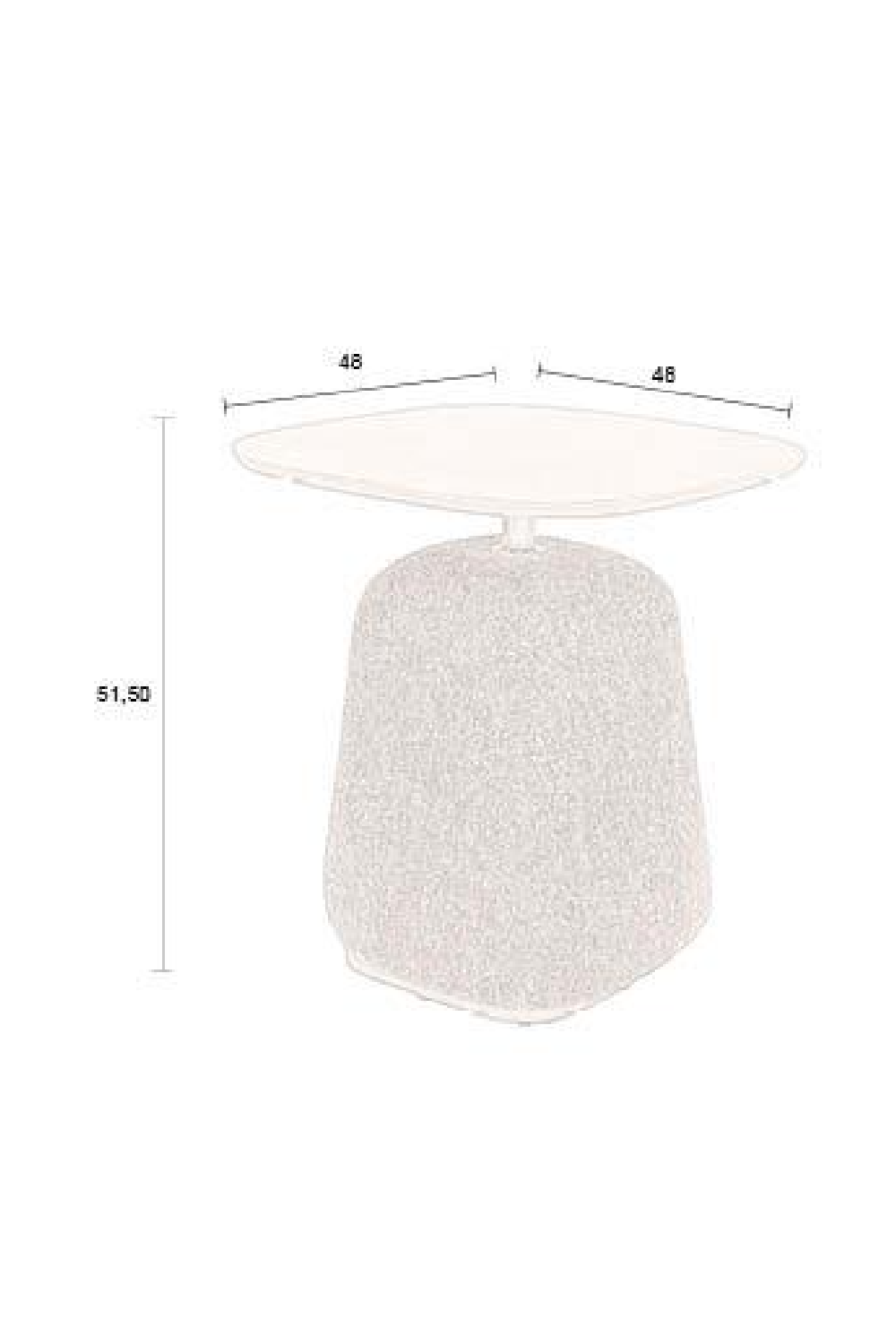 Mélange Side Table | Dutchbone Shelly | OROA.com