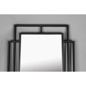   Black Metal Framed Mirror | Oroa.com