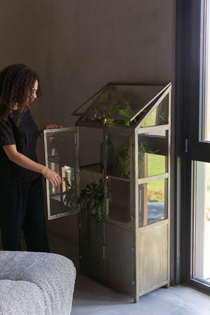 Gold Display Cabinet | Dutchbone Monviso | OROA.com