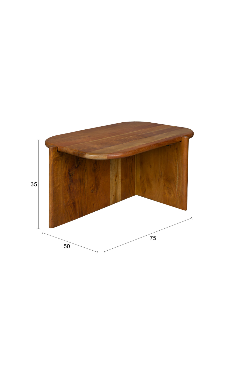Angled Base Coffee Table | Dutchbone Feller | OROA.com