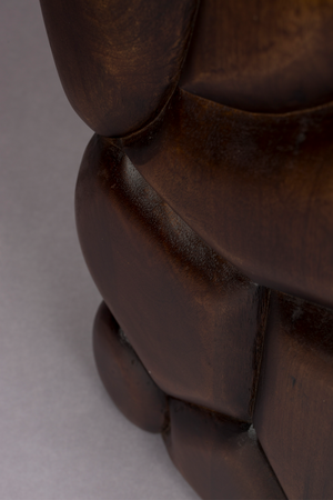 Carved Mango Wood Stool | Dutchbone Brooklyn | Oroa.com