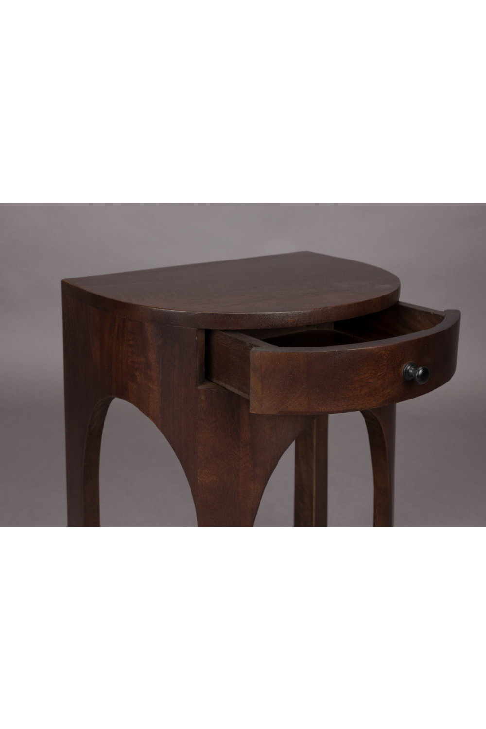 Semi-Circle 1-Drawer Side Table | Dutchbone Belvedere | OROA.com