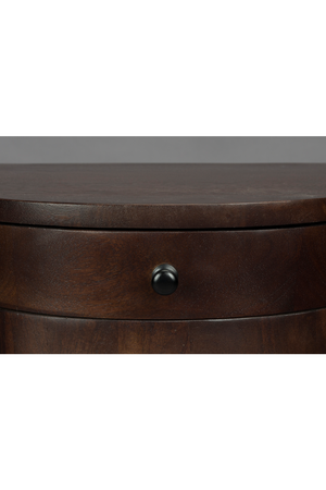 Semi-Circle 1-Drawer Side Table | Dutchbone Belvedere | OROA.com