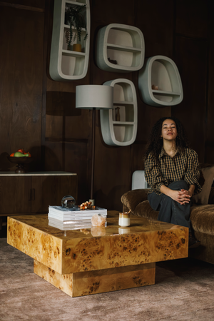 Glossy Square Coffee Table | Dutchbone Quin | OROA.com