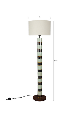 Cotton Shade Floor Lamp | Dutchbone Vertigo | OROA.com