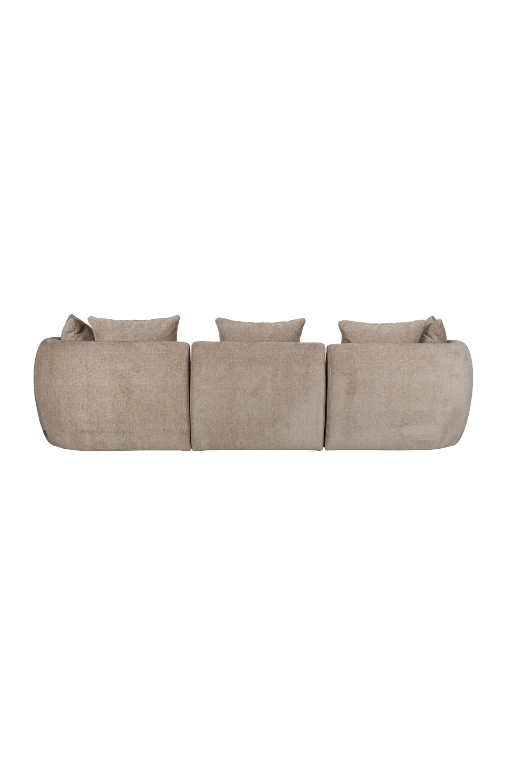 Woven Fabric 3-Seater Sofa | Dutchbone Rocca | OROA.com