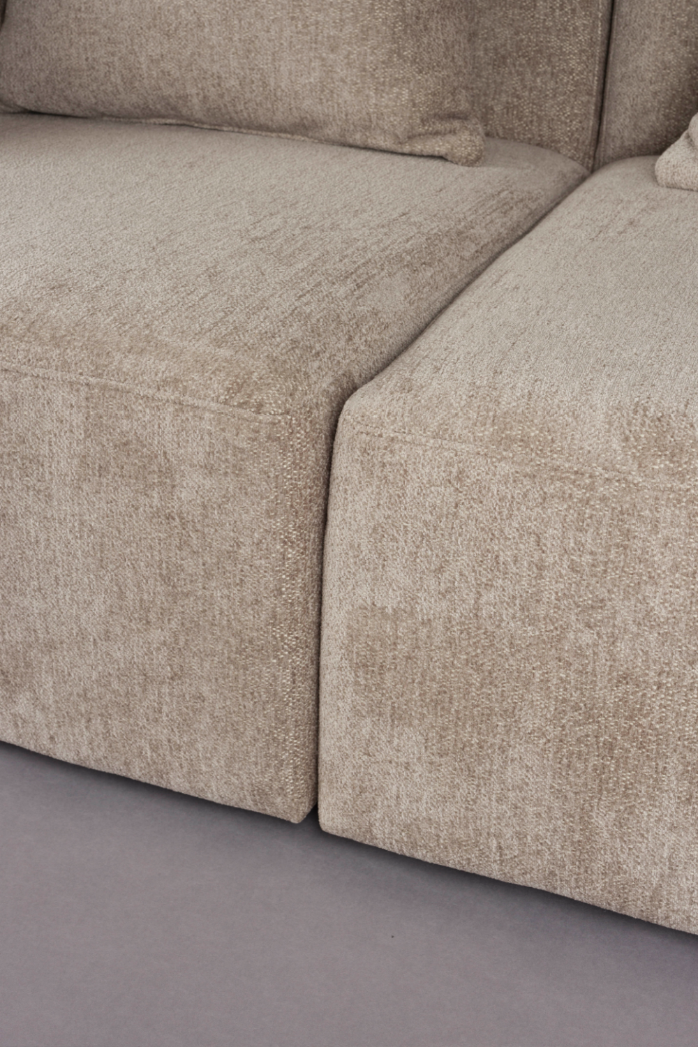 Woven Fabric 3-Seater Sofa | Dutchbone Rocca | OROA.com