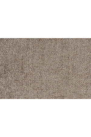 Round Upholstered Ottoman | Dutchbone Rocca | OROA.com