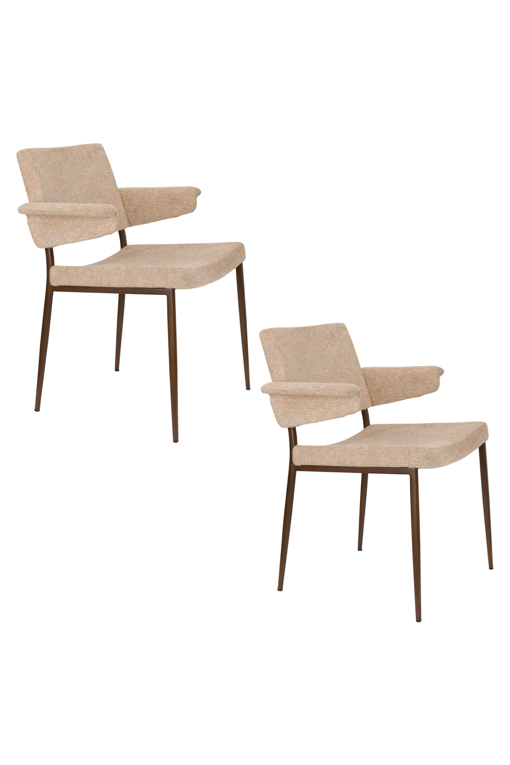 Curved Arm Dining Chair | Dutchbone Portland | OROA.com