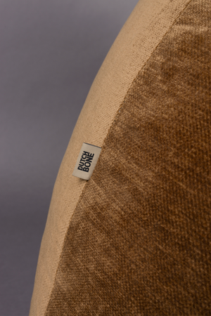 Brown Velvet Lounge Bean Bag | Dutchbone Tombag | OROA.com