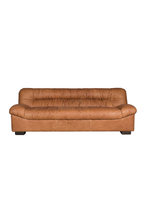 Leather Pleated Sofa | Dutchbone Douglas | Oroa.com