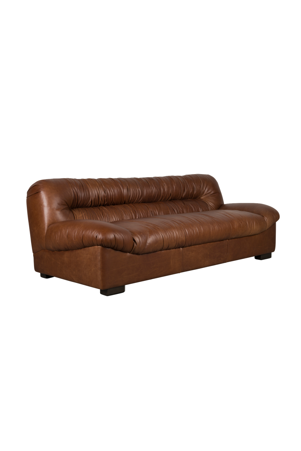 Leather Pleated Sofa | Dutchbone Douglas | Oroa.com