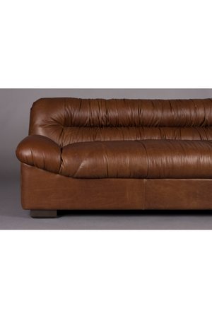 Leather Pleated Sofa | Dutchbone Douglas | Oroa.com
