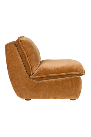 Velvet Upholstered Lounge Chair | Dutchbone Radley | OROA.com