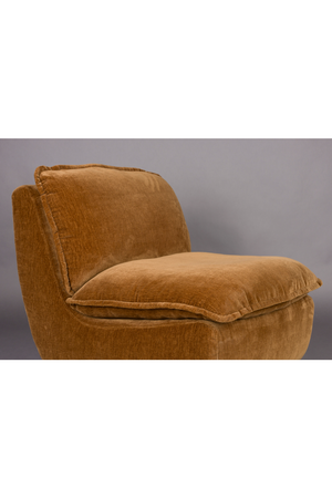 Velvet Upholstered Lounge Chair | Dutchbone Radley | OROA.com