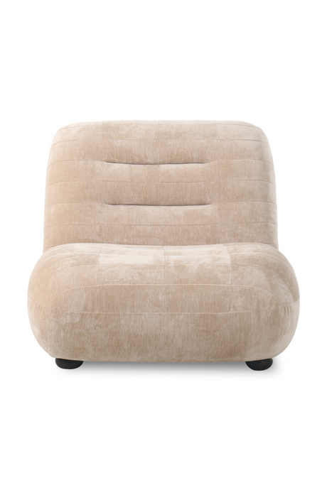 Deep Stitched Velvet Lounge Chair | Dutchbone Wyatt | OROA.com