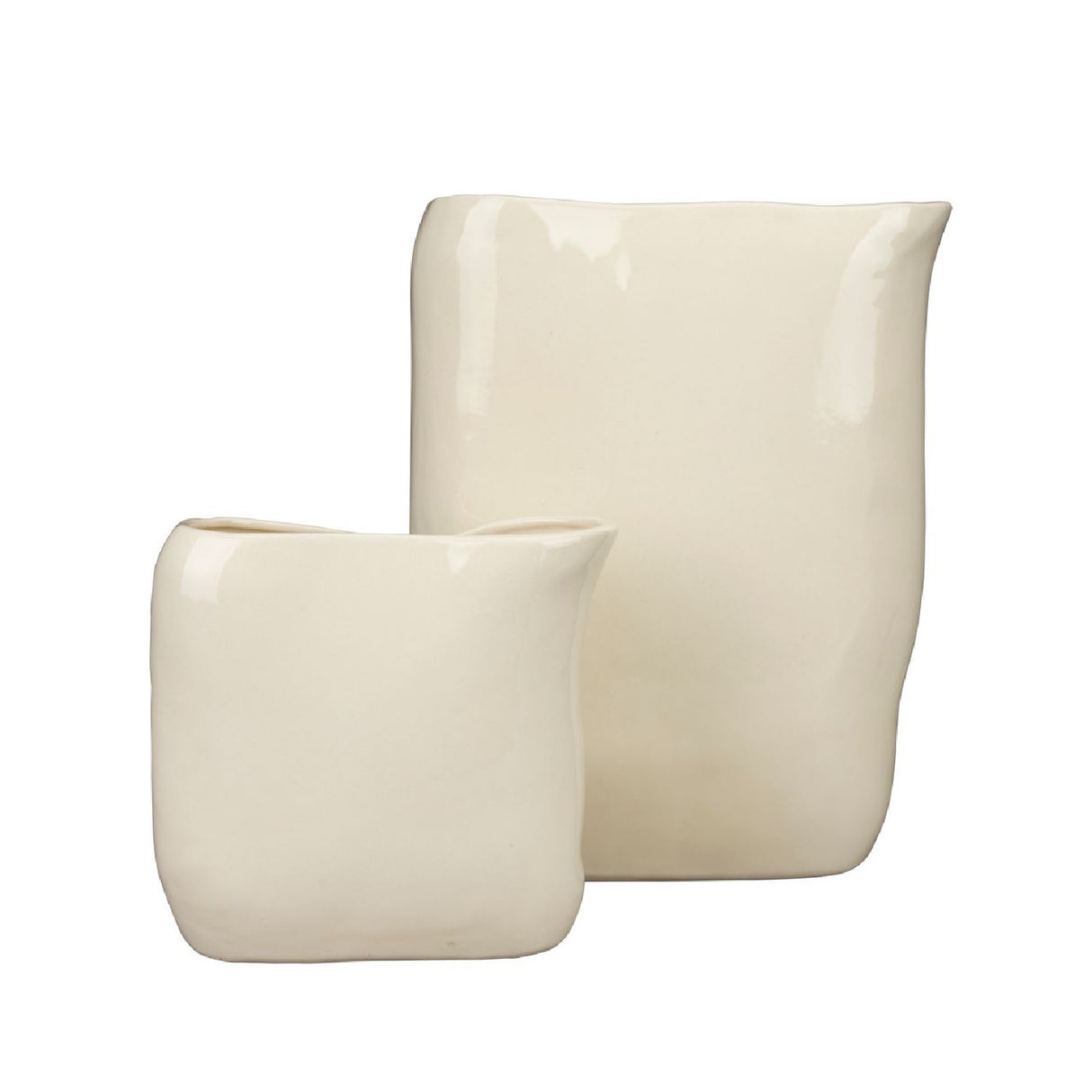   Beige Ceramic Vase | Oroa.com