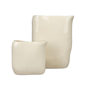  Beige Ceramic Vase | Oroa.com