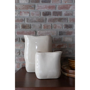   Beige Ceramic Vase | Oroa.com