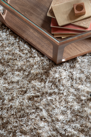 Beige Wool Carpet | Dutchbone Hairy | Oroa.com