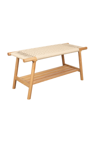 Woven Rope Bench | Dutchbone Kintaro | Oroa.com