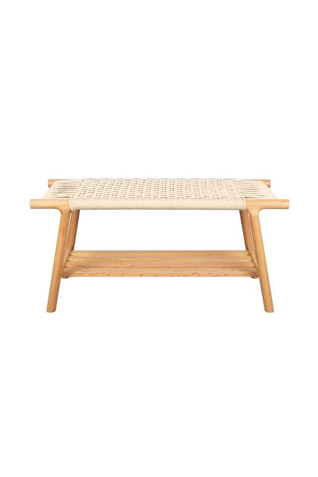 Woven Rope Bench | Dutchbone Kintaro | Oroa.com