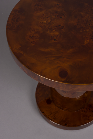 Glossy Wooden Side Table | Dutchbone Quinn | Oroa.com