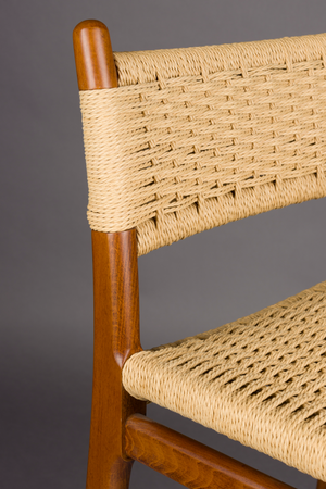 Woven Paper Counter Stool | Dutchbone Cecile | Oroa.com
