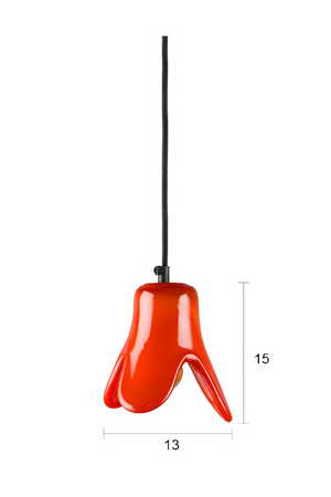Orange Glass Pendant Lamp | Dutchbone Gable | Oroa.com