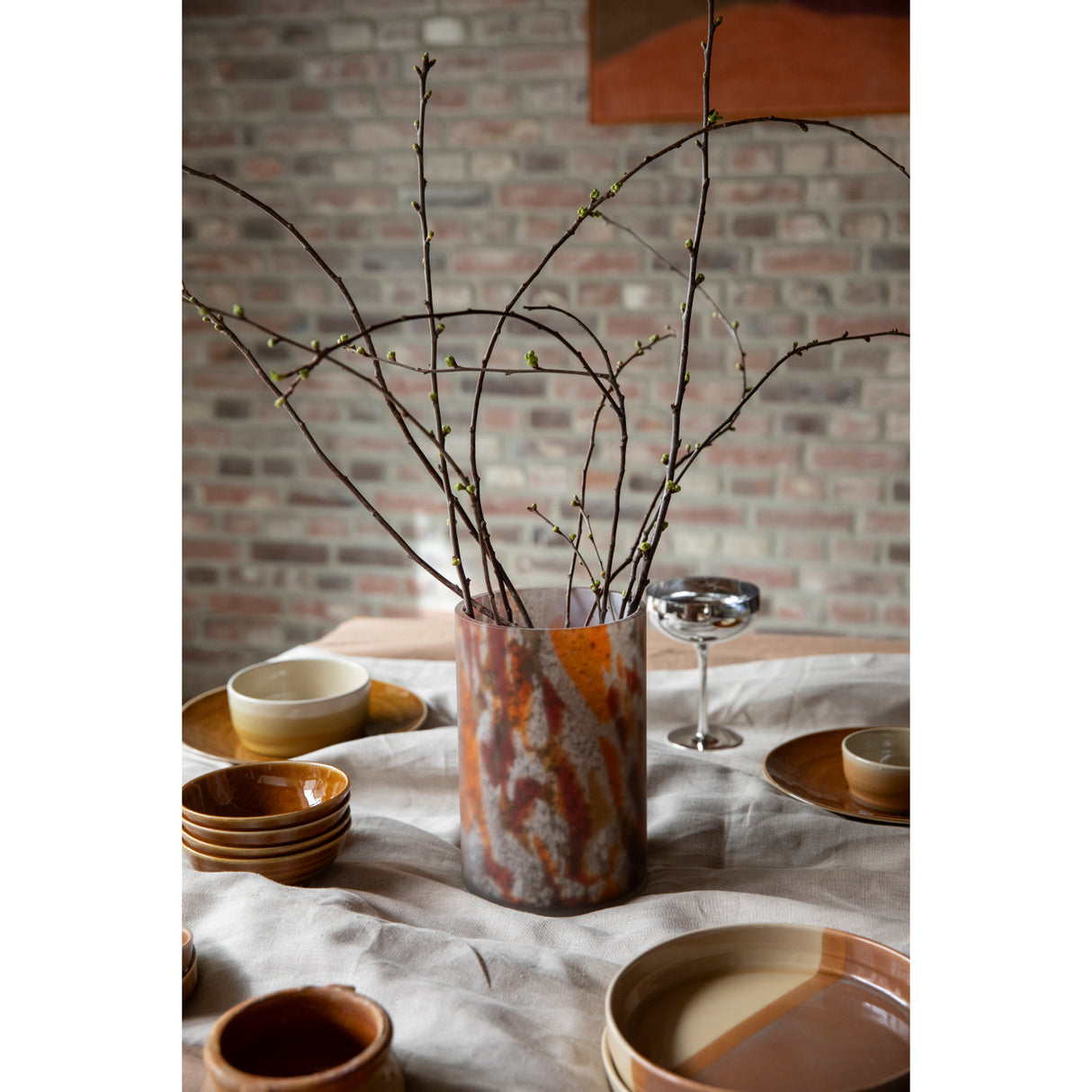   Multicolored Glass Vase | Oroa.com