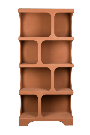Matte Terracotta Shelf Cabinet | Dutchbone Dundee | Oroa.com