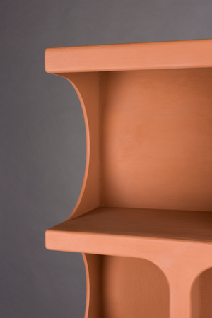 Matte Terracotta Shelf Cabinet | Dutchbone Dundee | Oroa.com