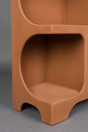 Matte Terracotta Shelf Cabinet | Dutchbone Dundee | Oroa.com