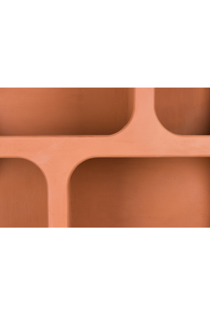 Matte Terracotta Shelf Cabinet | Dutchbone Dundee | Oroa.com