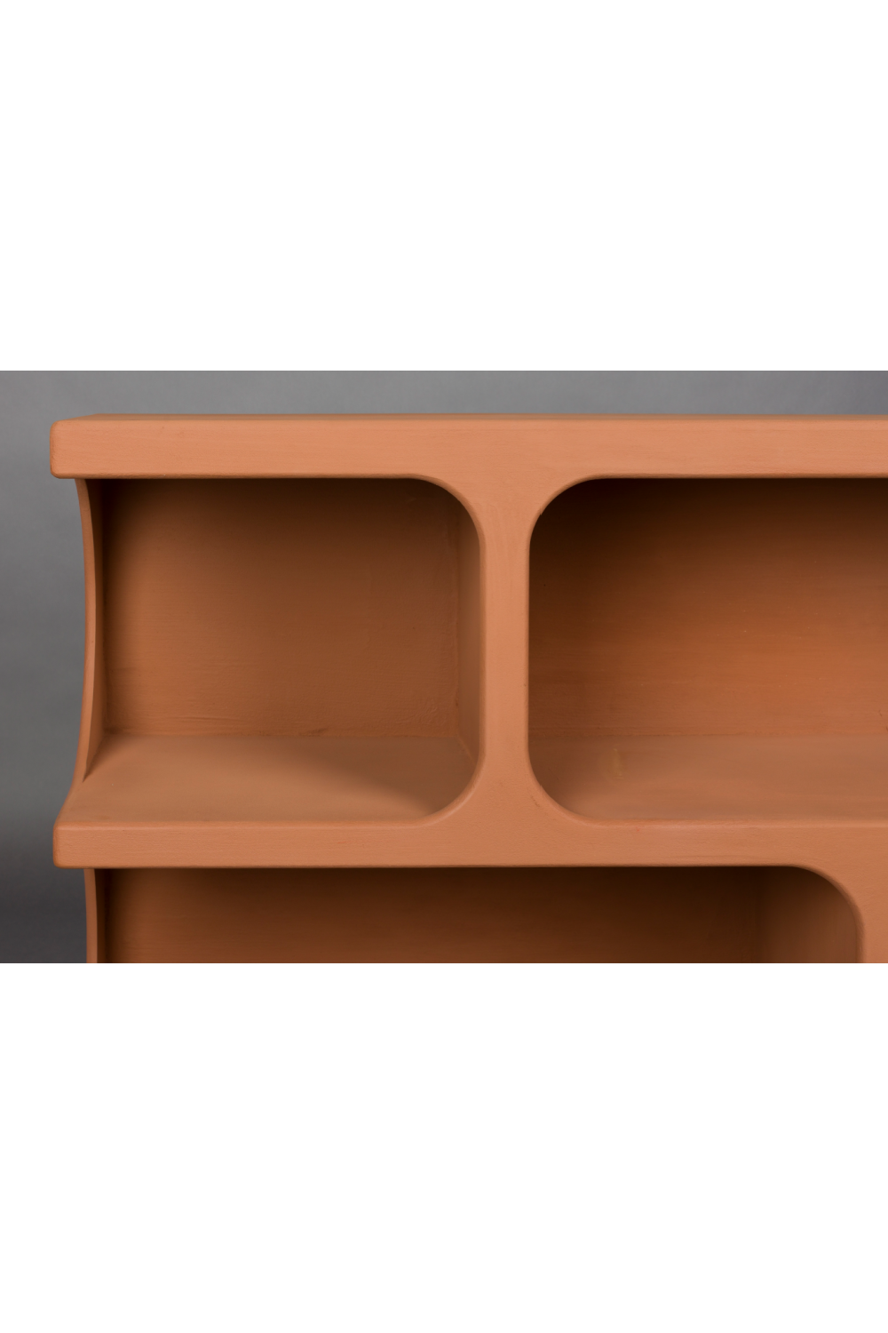 Matte Terracotta Shelf Cabinet | Dutchbone Dundee | Oroa.com
