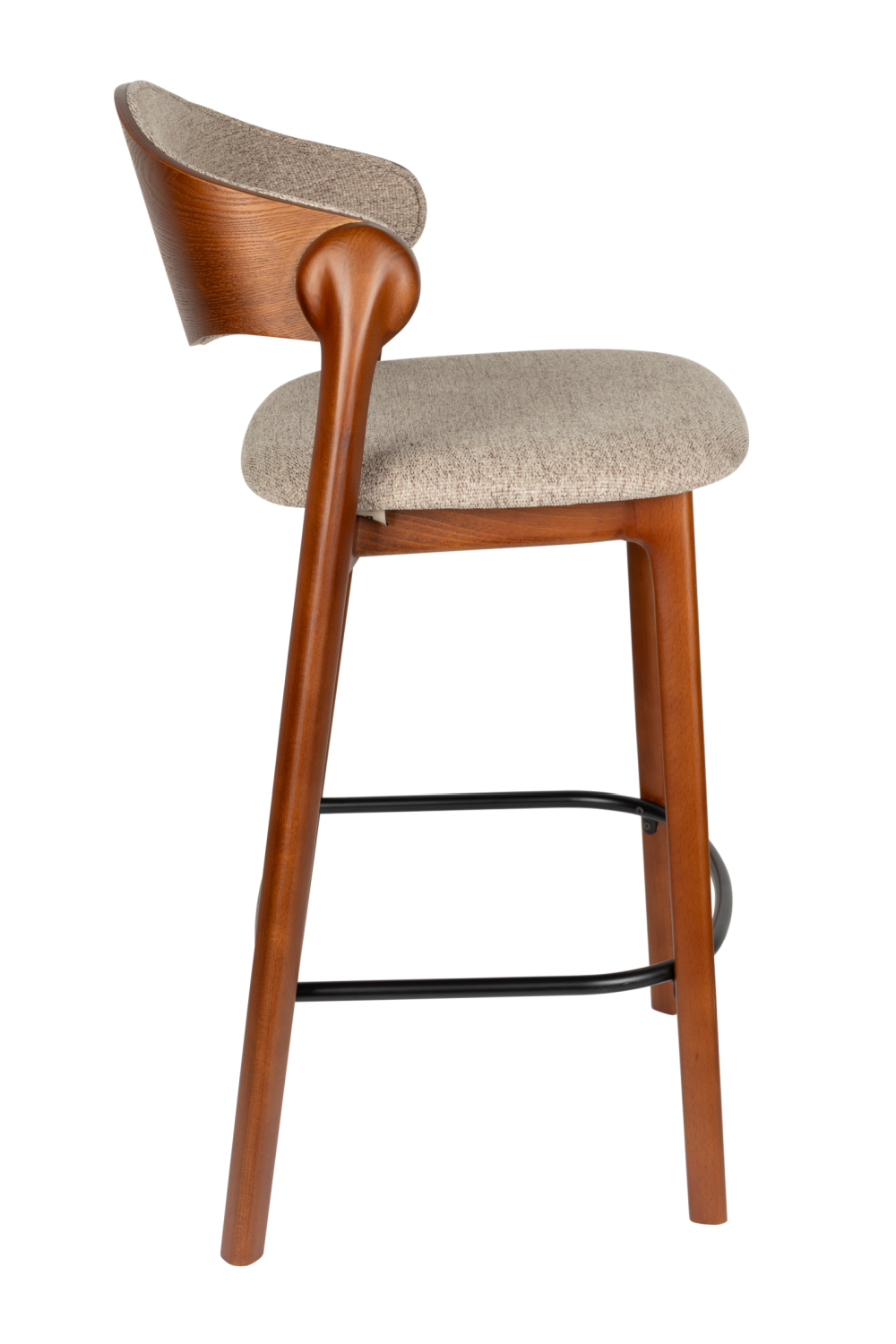 Walnut Finished Counter Stools (2) | Dutchbone Babington | Oroa.com