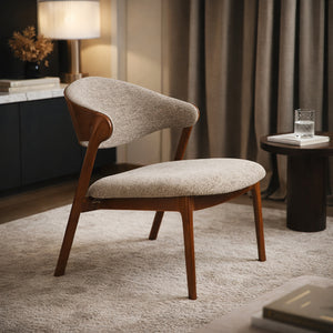   Wooden Framed Lounge Chair | Oroa.com