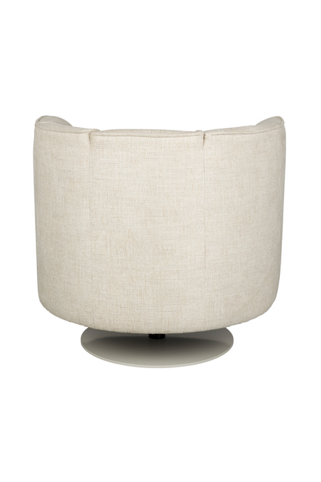 Curved Swivel Lounge Chair | Dutchbone Flower | Oroa.com