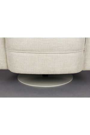 Curved Swivel Lounge Chair | Dutchbone Flower | Oroa.com