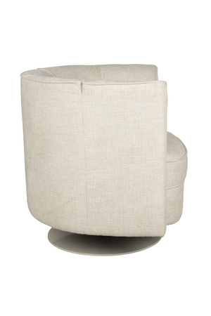 Curved Swivel Lounge Chair | Dutchbone Flower | Oroa.com